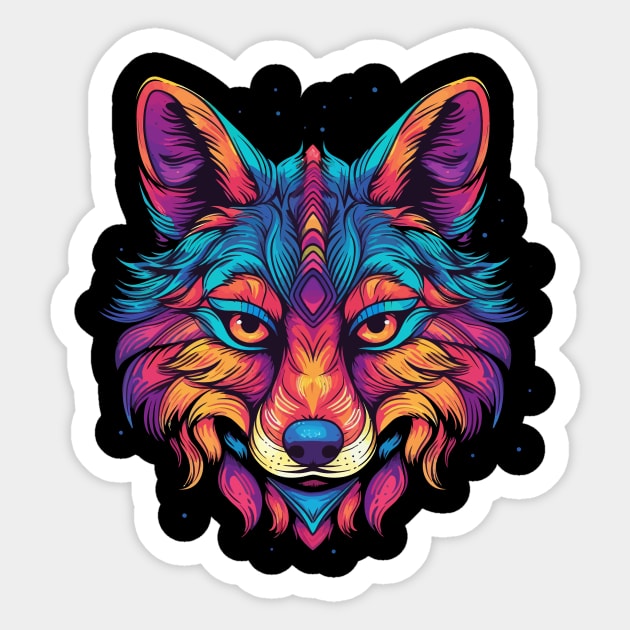 Coyote Smiling Sticker by JH Mart